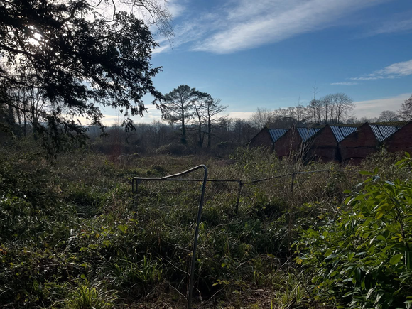 A photo of fields near the River Tone